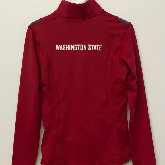 WSU Cougars Women’s 1/4 Zip Yoga Track Jacket (Size Small) Only One Ever Made! - Picture 2 of 2